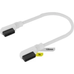 Corsair ICUE LINK Slim-Kabel, 135mm, 90° Abgewinkelt