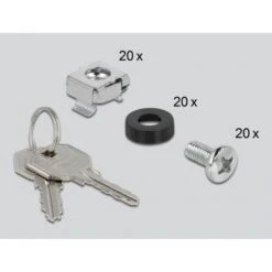 DeLOCK 25,4 Cm (10") Netzwerkschrank Mit Glastür, IT-Schrank -JABRA Verkäufe DeLOCK 25 4 cm 10 Netzwerkschrank mit Glast r IT Schrank@@1726392 3