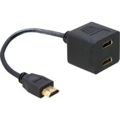 DeLOCK Adapter HDMI - 2x HDMI, HDMI Splitter