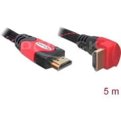 DeLOCK High Speed Kabel HDMI A (Stecker) > HDMI A (Stecker, Gewinkelt) 4K