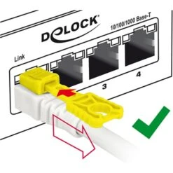 DeLOCK Patchkabel RJ45 Secure Cat.6a S/STP -JABRA Verkäufe DeLOCK Patchkabel RJ45 Secure Cat 6a S STP@@rglwd0 4