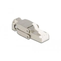 DeLOCK RJ-45 Stecker Cat.6a STP, Werkzeugfrei