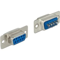 DeLOCK Steckverbinder Sub-D 9Pin Buchse, Lötversion, Stecker