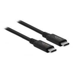 DeLOCK USB4 Gen 3x2 Kabel, USB-C Stecker > USB-C Stecker, Koaxialkabel