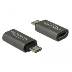 DeLOCK USB 2.0 Adapter, Micro-USB Stecker > USB-C Buchse