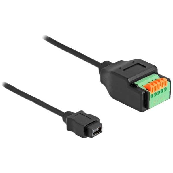 DeLOCK USB 2.0 Adapter, Mini-USB Buchse > 5 Pin Terminalblock