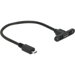 DeLOCK USB 2.0 Kabel, Micro-USB Stecker > Micro-USB Buchse Zum Einbau