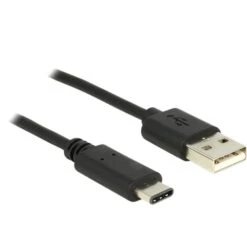 DeLOCK USB 2.0 Kabel, USB-A Stecker > USB-C Stecker