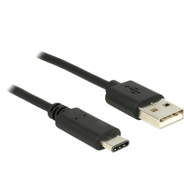 DeLOCK USB 2.0 Kabel, USB-A Stecker > USB-C Stecker