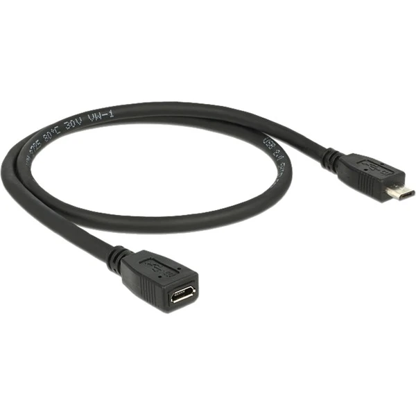 DeLOCK USB 2.0 Verlängerungskabel, Micro-USB Stecker > Micro-USB Buchse 1 DeLOCK USB 2.0 Verlängerungskabel, Micro-USB Stecker > Micro-USB Buchse
