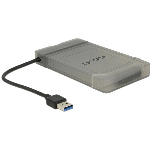 DeLOCK USB 3.2 Gen 1 Konverter, USB-A Stecker > SATA 22 Pin Stecker