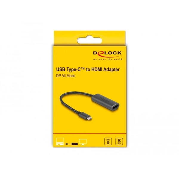 DeLOCK USB Adapter, USB-C Stecker > HDMI Buchse (DP Alt Mode) – Bild 3