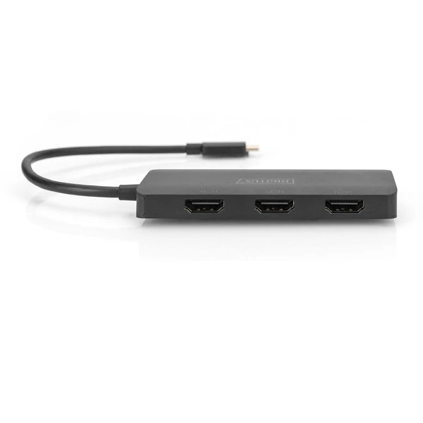 Digitus 3-Port MST Video Hub, USB-C > 3x HDMI, Adapter 3 Digitus 3-Port MST Video Hub, USB-C > 3x HDMI, Adapter – Bild 3