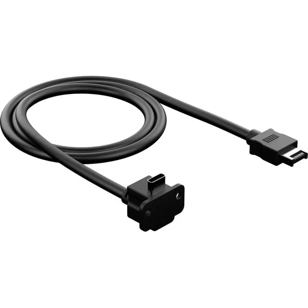 Fractal Design USB 3.2 Gen 2 Kabel Model E, 19 Pin Stecker > USB-C Stecker