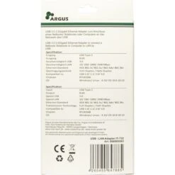 Inter-Tech USB Adapter Argus IT-732, USB-C Stecker > RJ-45 Buchse -JABRA Verkäufe Inter Tech USB Adapter Argus IT 732 USB C Stecker RJ 45 Buchse@@1845958 4