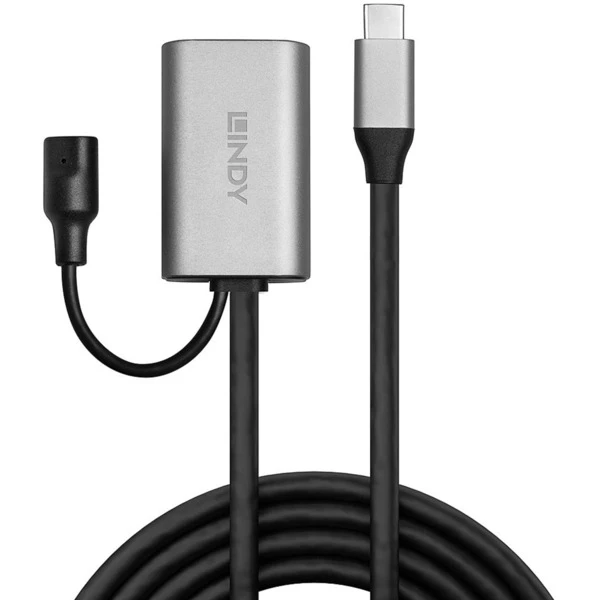 Lindy USB 3.2 Gen 1 Aktivverlängerungskabel, USB-C Stecker > USB-A Buchse – Bild 2