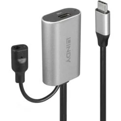 Lindy USB 3.2 Gen 1 Aktivverlängerungskabel, USB-C Stecker > USB-C Buchse