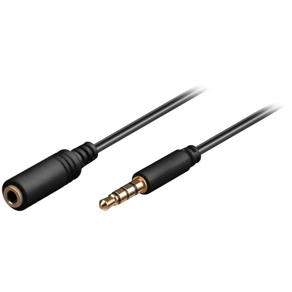 Goobay Kopfhörer- Und Audio Verlängerungskabel AUX > 3,5mm 4 Pin Slim 1 Goobay Kopfhörer- Und Audio Verlängerungskabel AUX > 3,5mm 4 Pin Slim