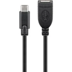 Goobay USB 2.0 Verlängerungskabel, USB-C Stecker > USB-A Buchse