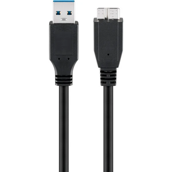 Goobay USB 3.2 Gen 1 Kabel, USB-A Stecker > Micro-USB Stecker (Typ B) 1 Goobay USB 3.2 Gen 1 Kabel, USB-A Stecker > Micro-USB Stecker (Typ B)