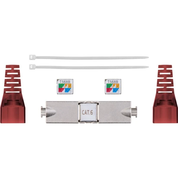 Goobay Werkzeugloser Kabelverbinder "slim" Cat.6, STP, Kupplung 4 Goobay Werkzeugloser Kabelverbinder "slim" Cat.6, STP, Kupplung – Bild 4